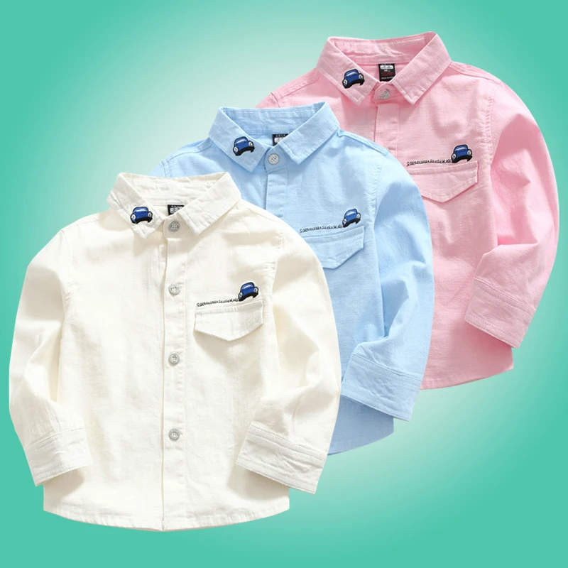 

Рубашка с длинным рукавом для мальчиков, на возраст 23-8 лет