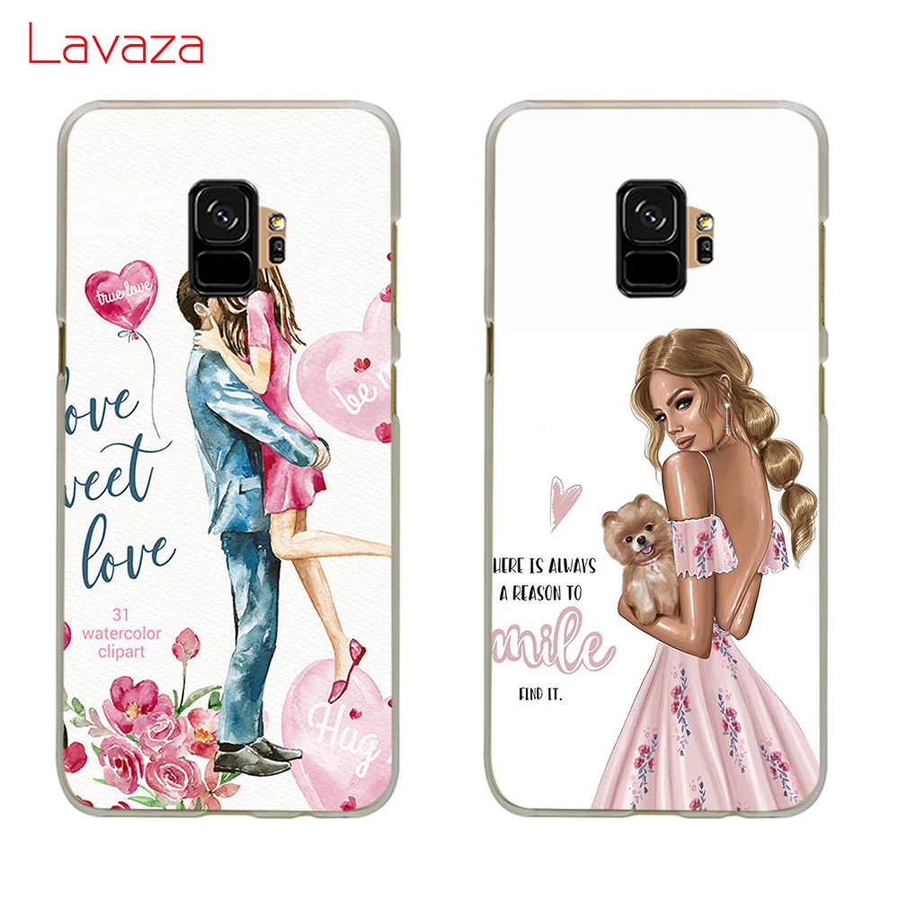 Модный жесткий чехол для телефона Lavaza с черными и коричневыми волосами Samsung Galaxy A10