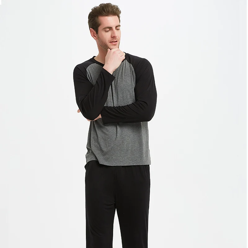 Modal material man pajamas sets  Men Pajamas Sleepwear Men Pyjama Set Pijama De Hombre 1135