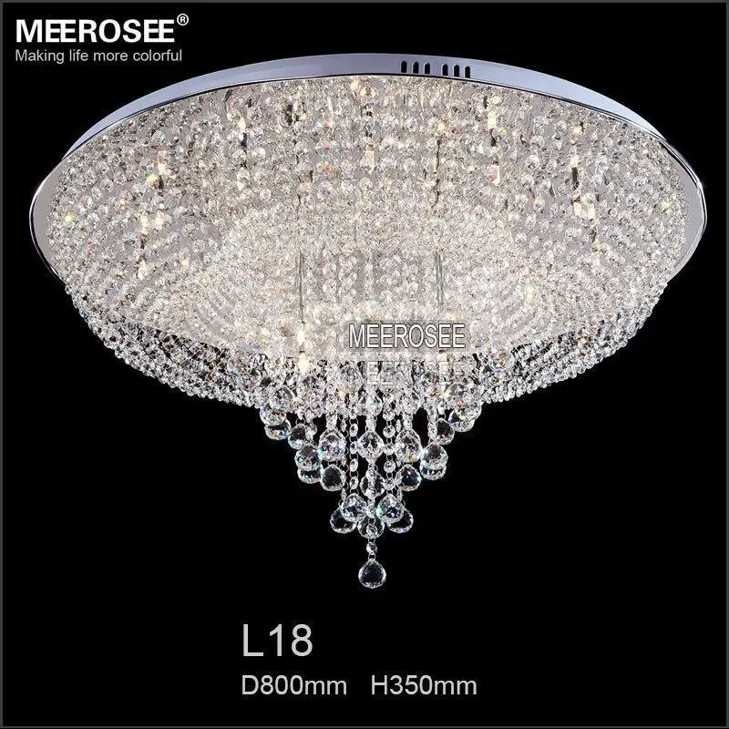 Диаметр 800 мм Большой Хрустальный потолочный светильник/лампа хрустальный