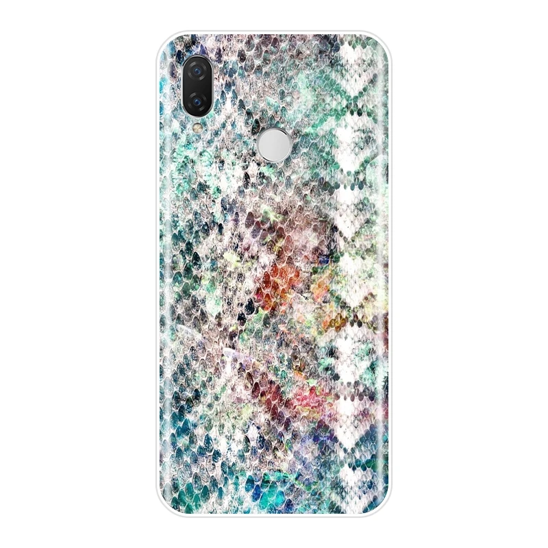 Задняя крышка из тпу для Huawei Nova 2i 2 Lite Plus 3 3I 3E силиконовый мягкий роскошный чехол