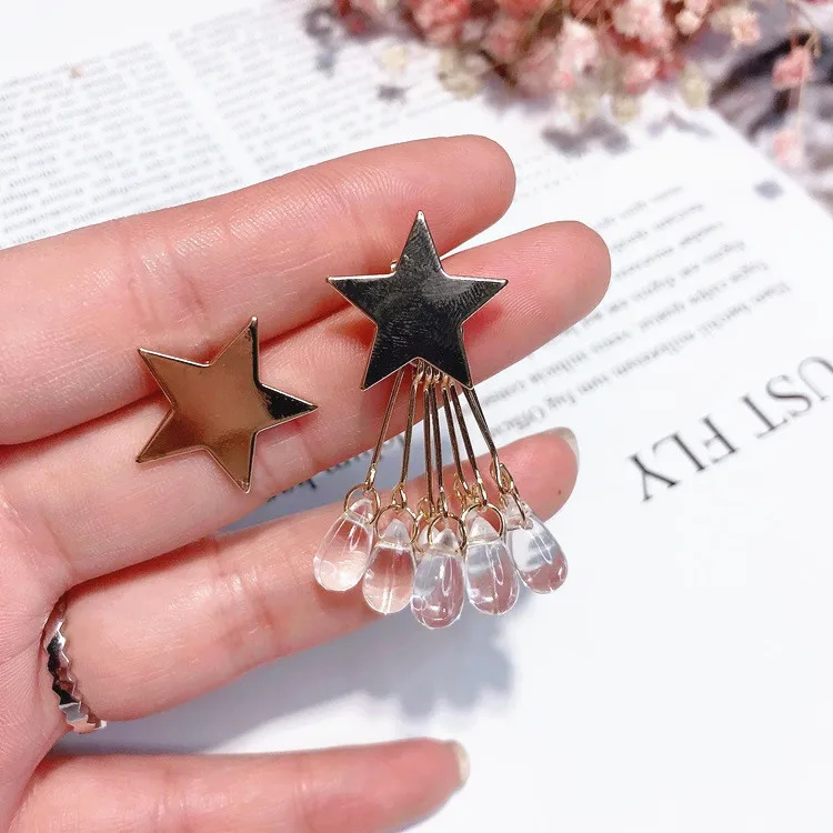 star crystal earring Hypoallergenic fadeless alloy fashion jewelry stud earrings for women girl gift | Украшения и аксессуары