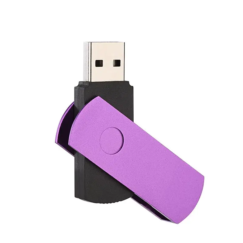 Purple Флеш-накопитель, розовый металлический USB флэш-ключ привода 128 г, USB флешка, высокоскоростная флешка, карта памяти, 32 ГБ, 16 ГБ, 64 ГБ, 8 ГБ, Memoria, Usb 2,0, подарок - Цвет: Purple
