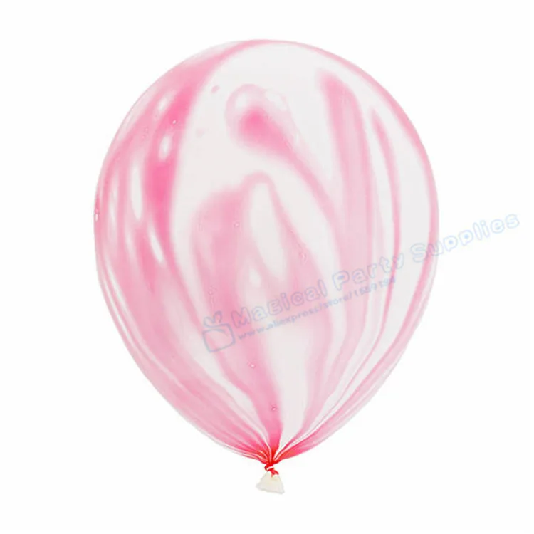 Pink 50 шт. мраморные воздушные шары черно-белые латексные шары классическое оформление вечеринки Свадебный день рождения, детский душ - Цвет: Pink
