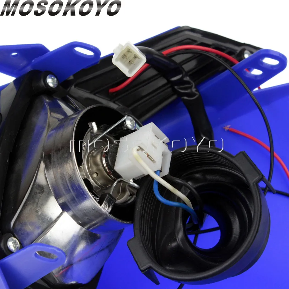 Мотокросса внедорожных фар w/ LED Сигнал поворота подходит для Yamaha Honda WR 450 250 YZ TTR XT660