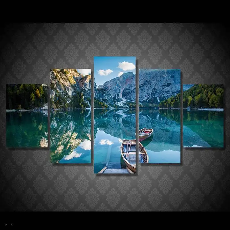 Картина постер боярышья лодка 90657 picture canvas painting canvasprint poster | Рисование и каллиграфия -32652952680