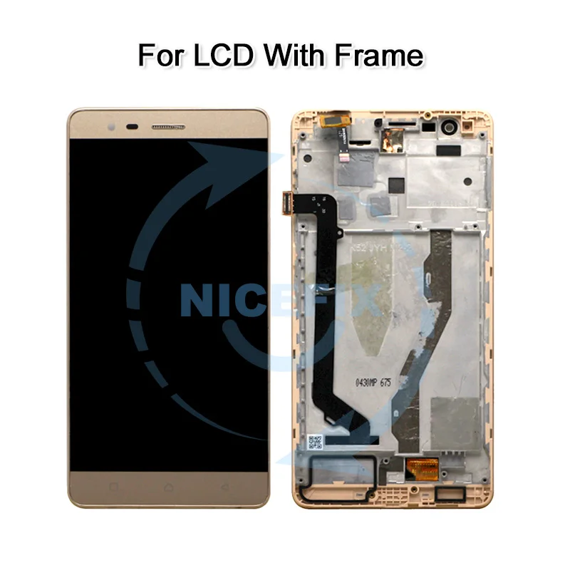 5 &quotLCD для Lenovo Vibe K5 Note дисплей сенсорный экран с рамкой A7020 LCD Замена|Экраны