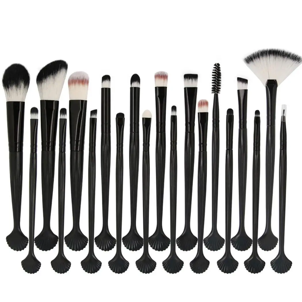 20pcs As Shell Correctors Eyeshadow Face Foundation Brushes Makeup Home Salon Tools etc Set Travel Brush 20PCS Lips Picture |