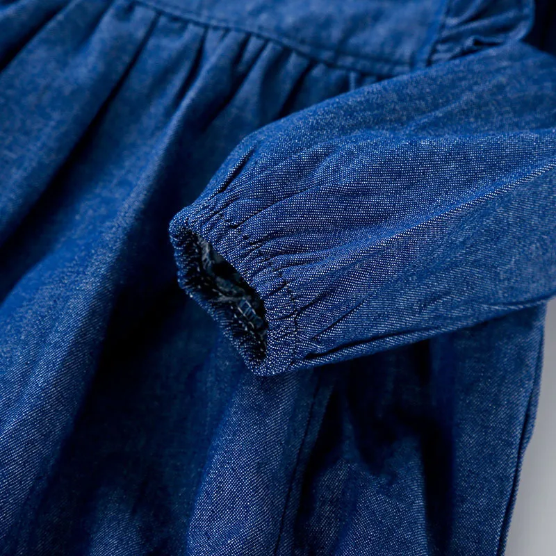 Детский джинсовый комбинезон с длинным рукавом 2 предмета | Мать и ребенок