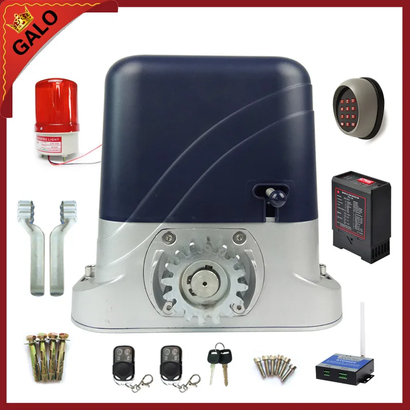 kit m Полный комплект электронных раздвижных ворот двигателя вождения 600 кг дома или фабрики ворота с 2ps пульт дистанционного управления двери перемещения - Цвет: kit m
