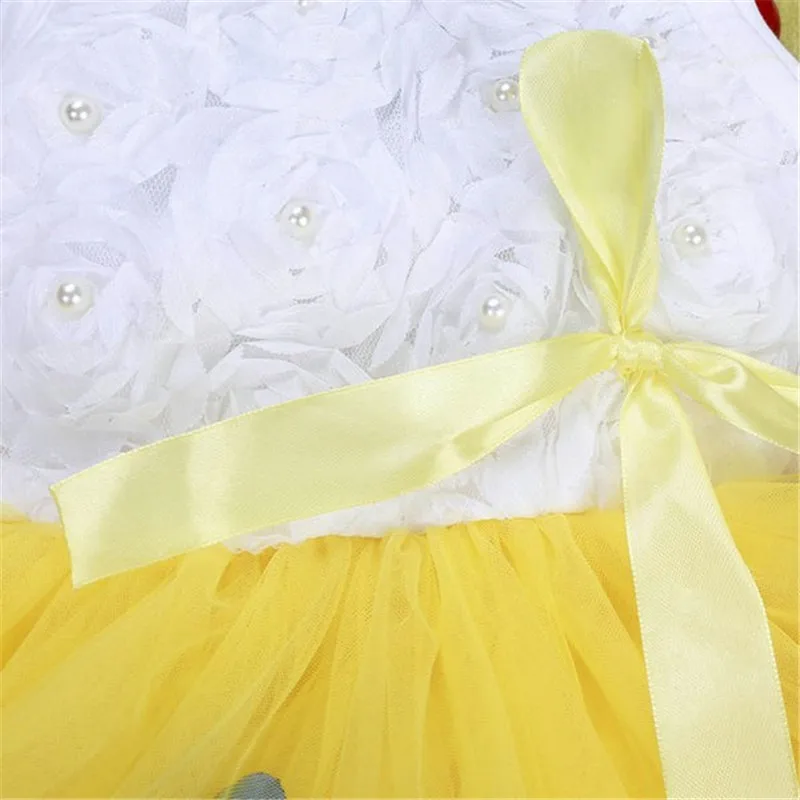 Новинка 2017 для маленьких девочек принцесс вечеринки пачка кружевное платье с