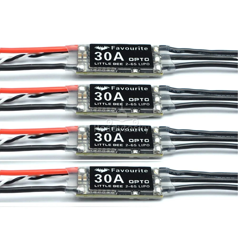 100% Оригинальный FVT Littlebee 30a ESC Mini (2 6 S) OPTO для FPV гоночного дрона мультикоптера с