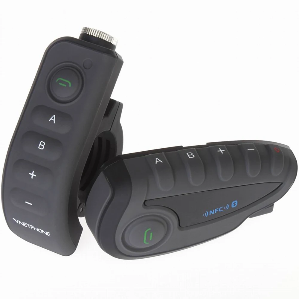 Bluetooth гарнитура Vnetphone V8 для мотоциклетного шлема водонепроницаемая NFC|bluetooth