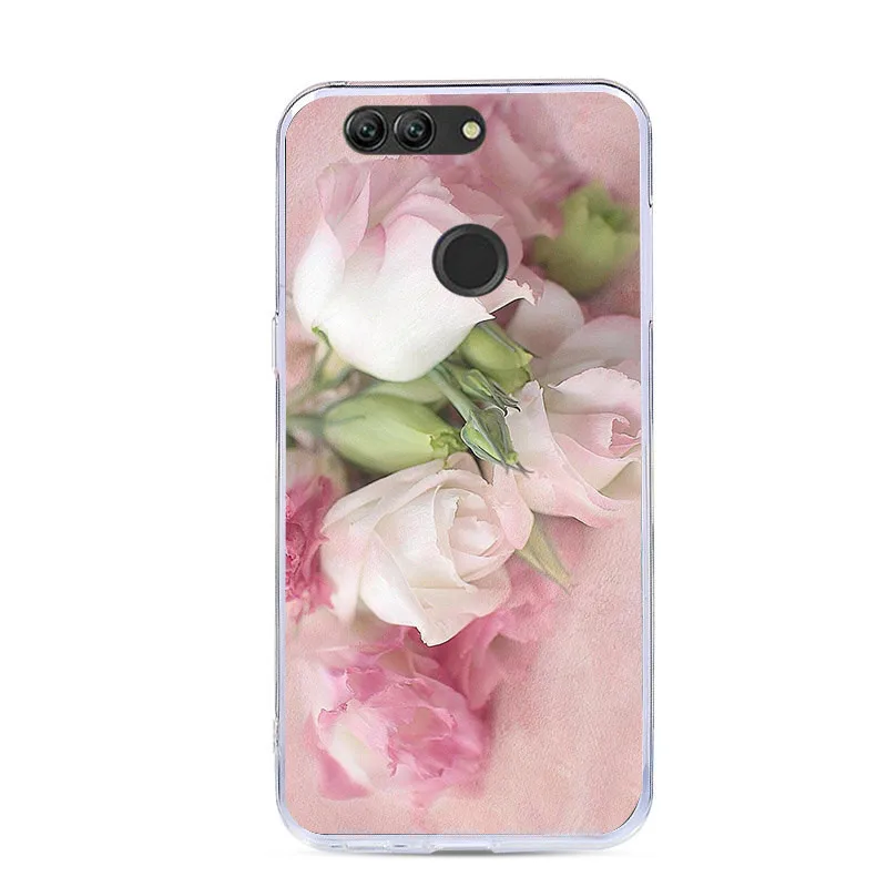 J&ampR Flower Plants Phone Cover For Huawei Nova 2 Plus Soft TPU Silicone Case Cute Animal BAC-L23 Cases |