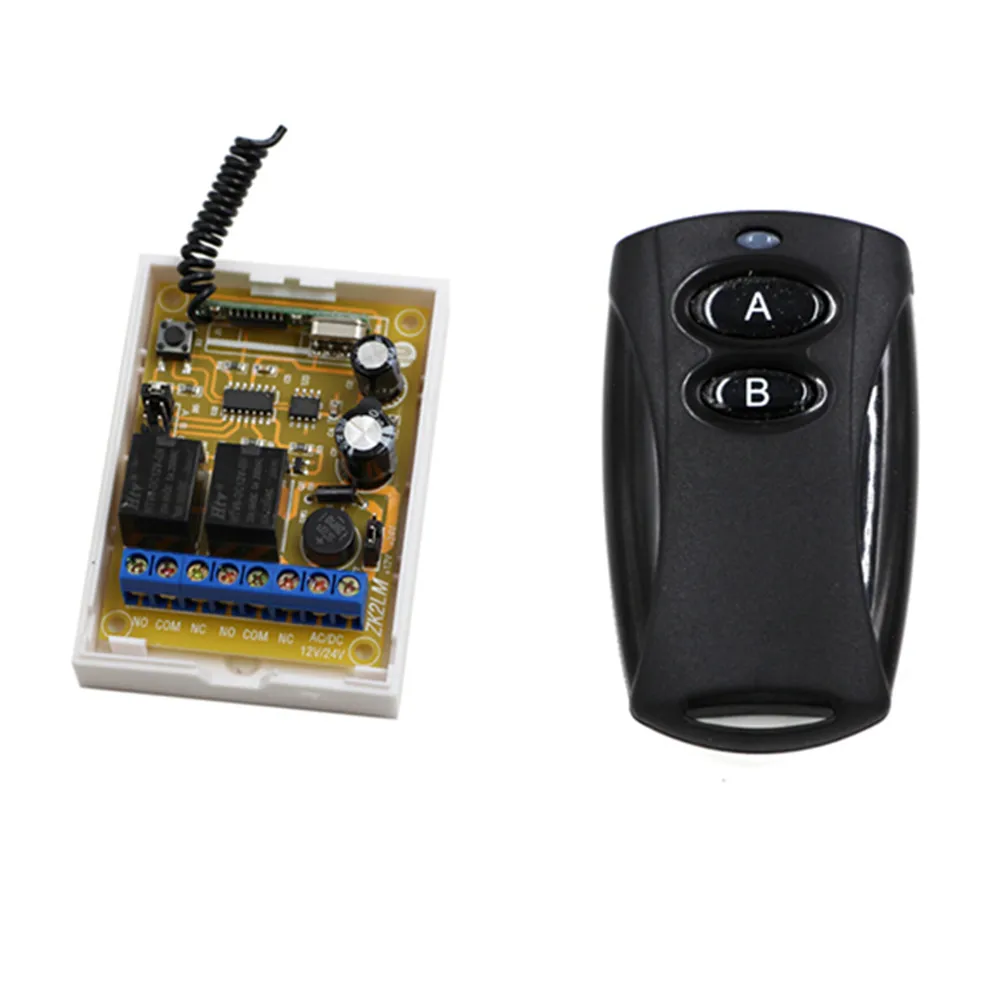 DC 12V 24V 10A 2CH обучающий код RF беспроводной переключатель системы дистанционного