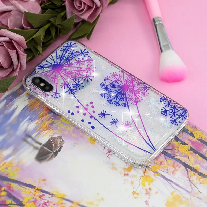 1 Жидкий чехол для samsung Galaxy J4 J6 A6 A7 S8 S9 Plus Note 9 Xiaomi Redmi F1 6A мультяшный Забавный Единорог Мягкий силиконовый чехол - Цвет: 1