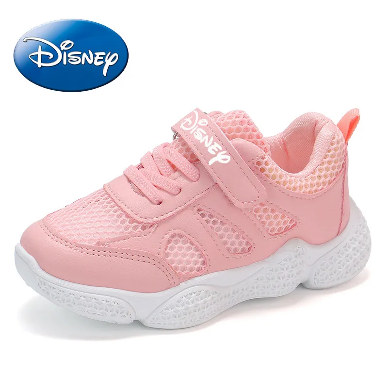 Pink Disney Детская уличная спортивная обувь для детей новейший дизайн домашние противоскользящие кроссовки для мальчиков и девочек повседневная обувь - Цвет: Pink