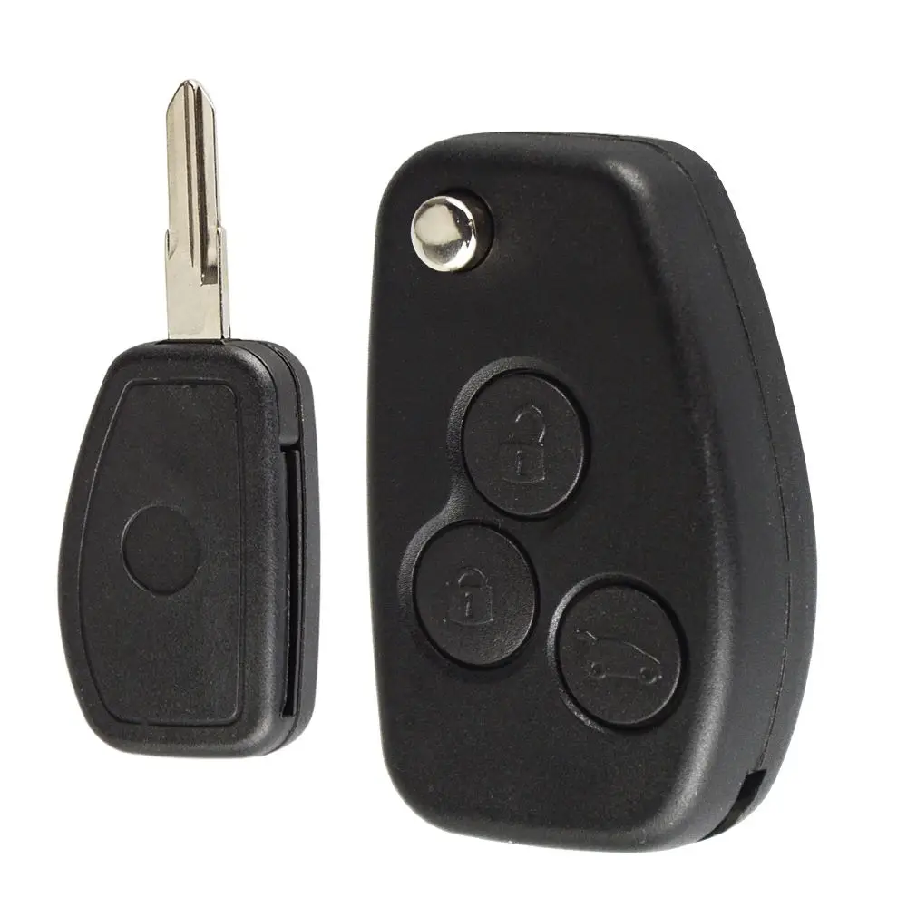 3 Buttons OkeyTech 2/3 кнопки модифицированный Автомобильный ключ для Renault Dacia Duster модус Логан Espace Clio 3 Twingo Kangoo чехол для дистанционного ключа Fob - Количество кнопок: 3 Buttons