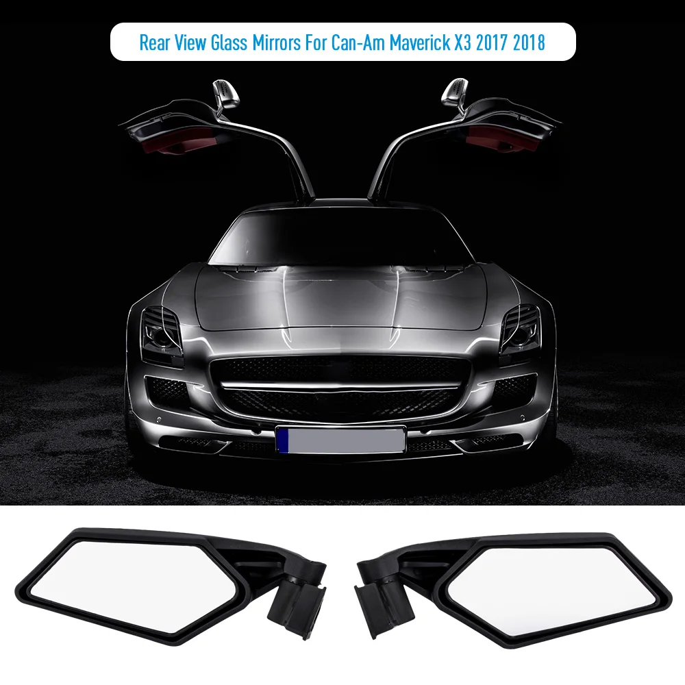 2 шт. высококачественные зеркала заднего вида гоночные для Can-Am Maverick X3 2017 2018 |