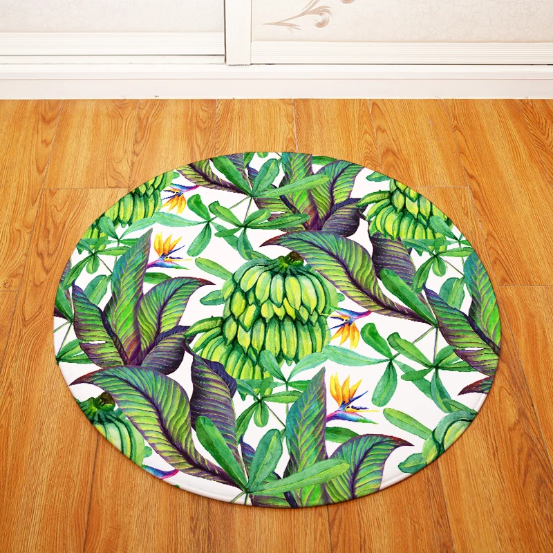 Растительный круглый ковер Детская игровая палатка коврик для тренажерного зала