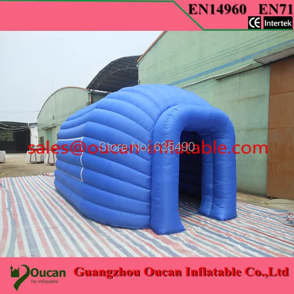 Синие вечерние надувные палатки из ткани Оксфорд для мероприятий надувная