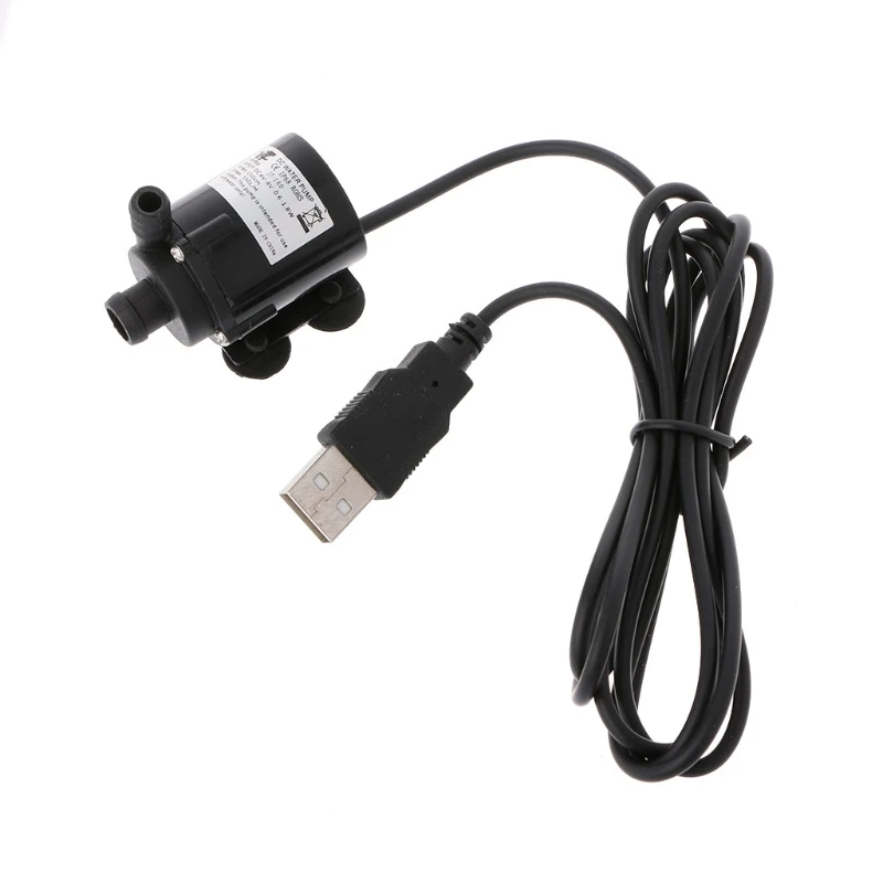 Погружной водяной насос 1 комплект Mini USB DC5V бесщеточный для ПК система водяного