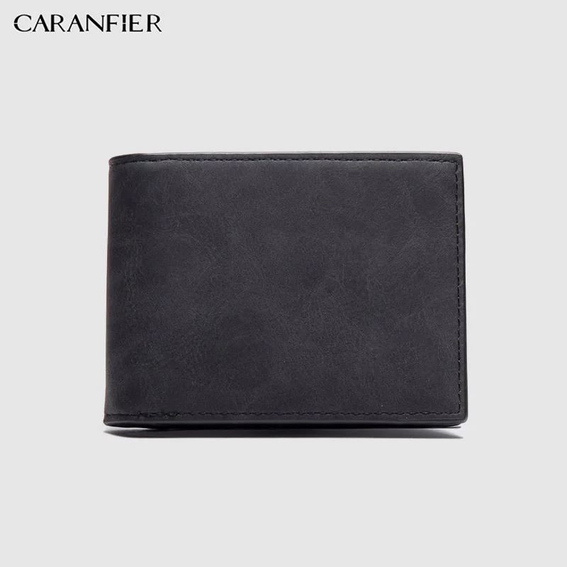 CARANFIER Brand Men Wallets Wallet Coin Bag Zipper Small Money Purses Design Dollar Thin Purse Clip clutch male | Багаж и сумки