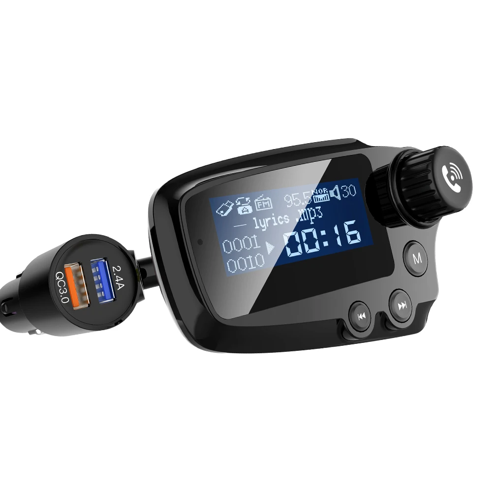 LCAV BT Hands Free lcd дисплей Mp3 Fm передатчик модулятор с Bluetooth автомобильное зарядное
