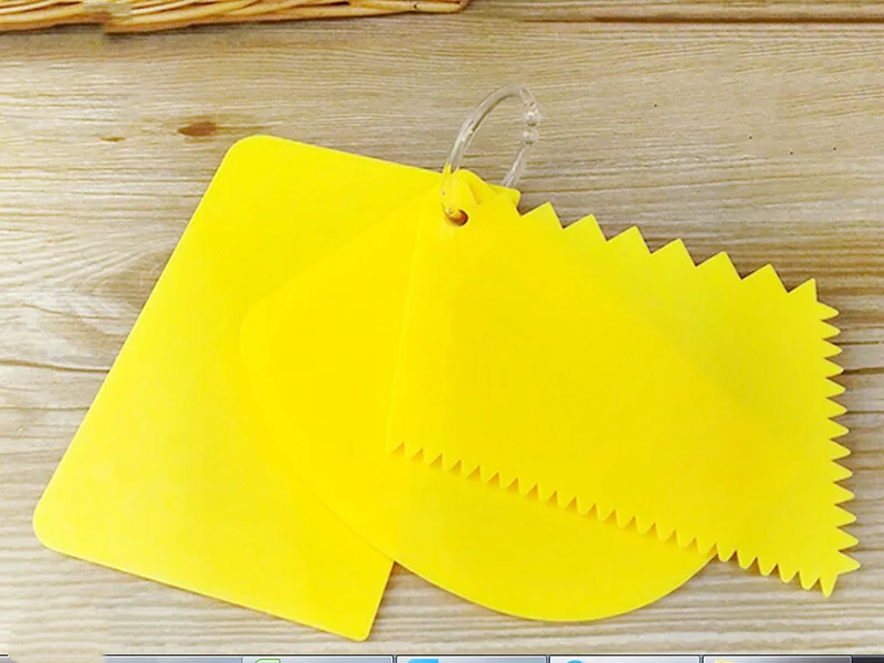 3 шт. пластиковые шпатели для глазировки теста | Дом и сад