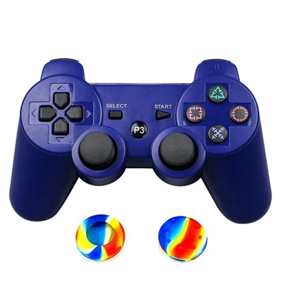 Тёмно-синий Лидер продаж Беспроводной Bluetooth геймпад, джойстик для Playstation 3 игровой коврик PS3 контроллер для sony PS 3 - Цвет: Тёмно-синий