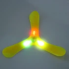 Светящиеся летающие игрушки Boomerang, уличная парк, блюдце, забавная игра, Детские виды спорта