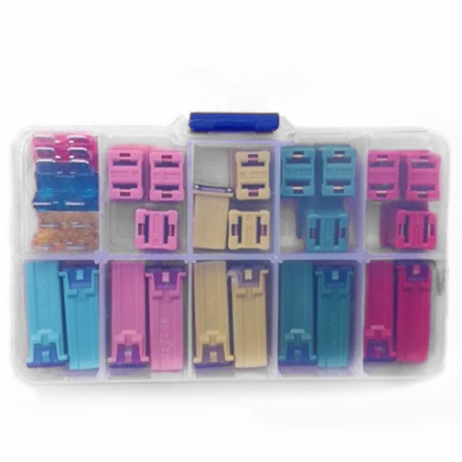 

28pcs long short Square Fuse Insert fusesfor Car Air Conditioning Insurance Fan Fuse Panels And Wiring Harnesses