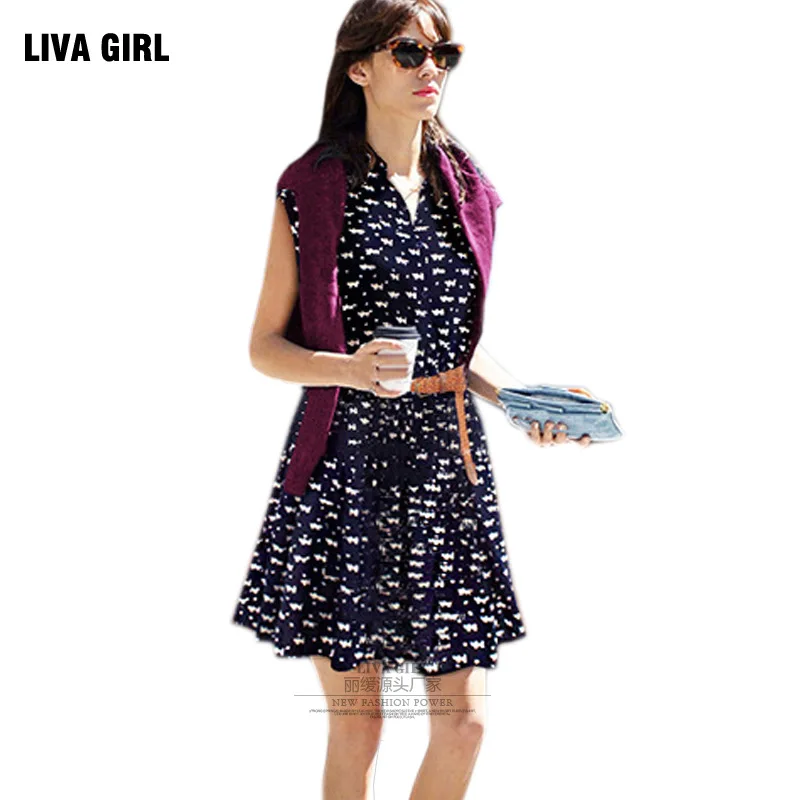2017 новый рубашка dress cat печати тонкий подкладка с поясом|shirt dress|dress catcat print |