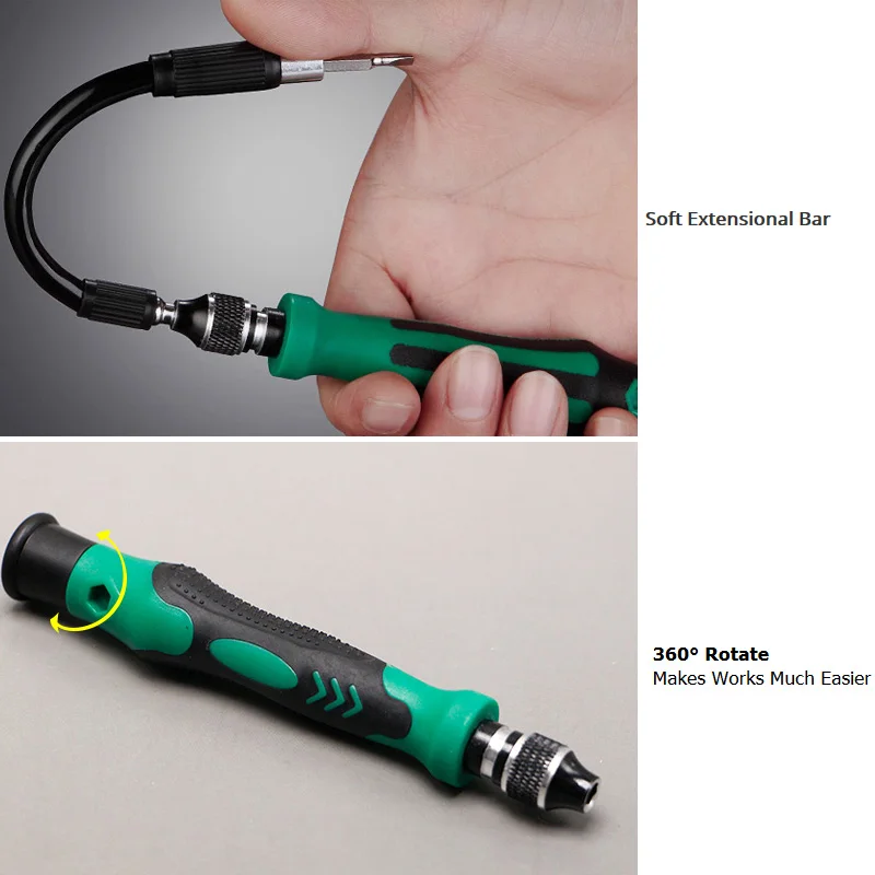 

Free Shipping Design Patents Magnetic Screwdriver Set 45 In 1 Set Precision Screw Driver Tools 9002 / 9001 With Tweezer