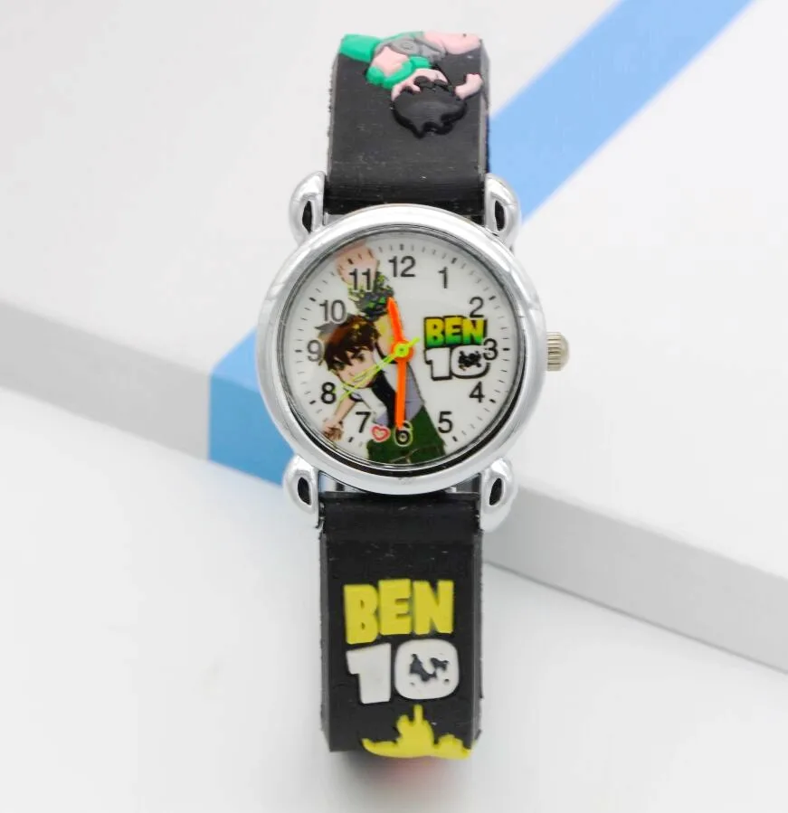 Детские часы модные 3D ben10 детские подарочные для мальчиков повседневные