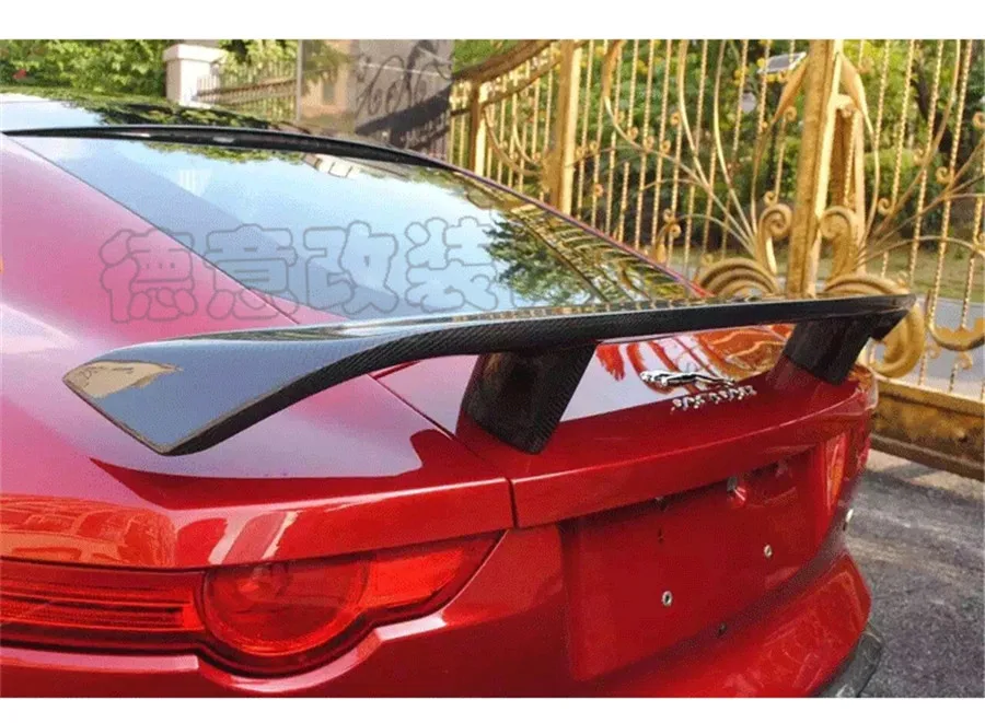 Спойлеры из углеродного волокна для Jaguar F type 2014 2015 2016 2017 2018 2019 задний спойлер