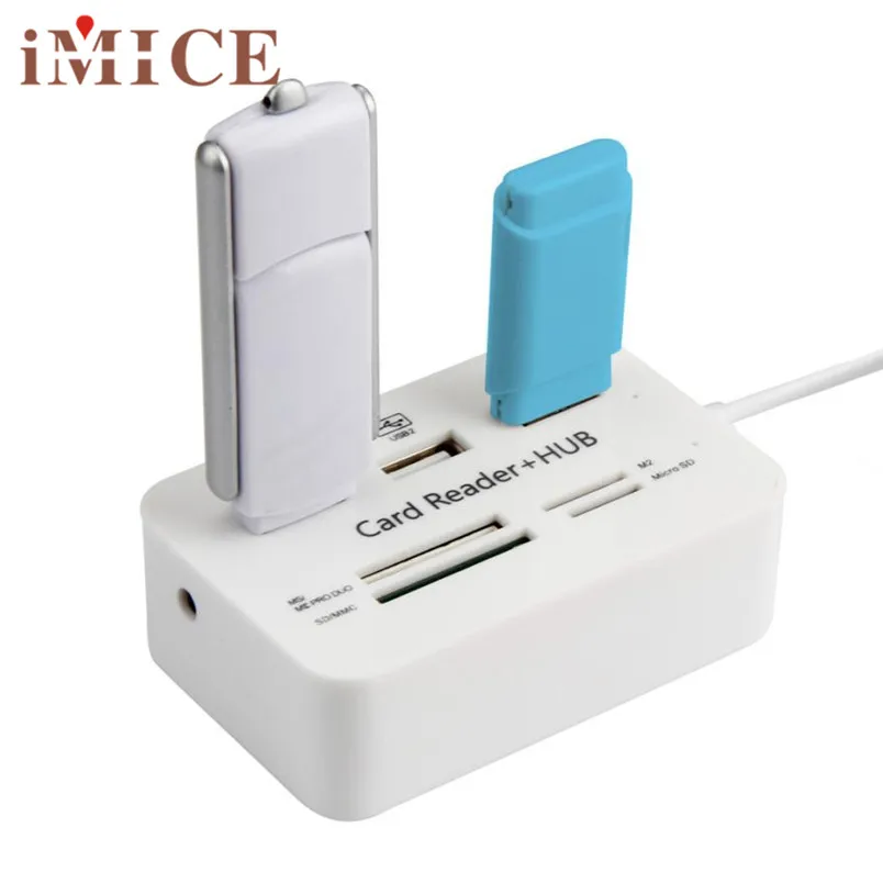 D3 микро USB концентратор комбо 2 0 3 порта Кардридер высокоскоростной Мульти