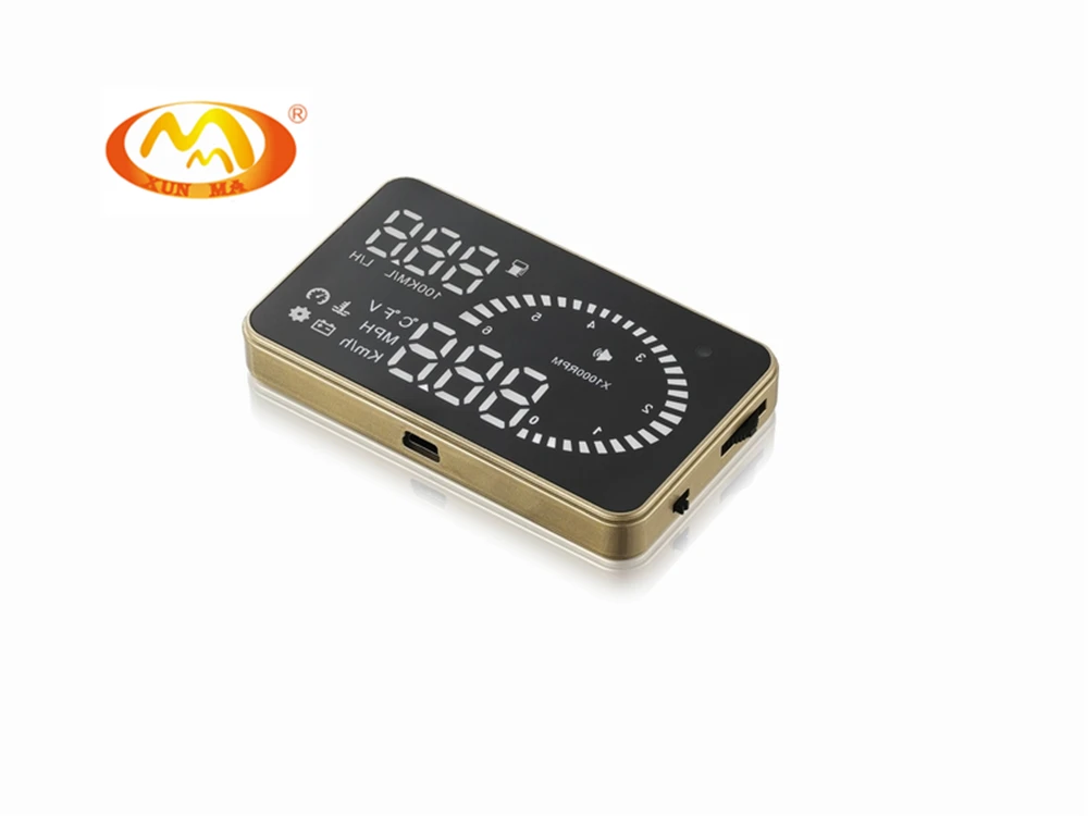 Автомобильный проектор на лобовое стекло бренда XUNMA OBD2 II EUOBD Предупреждение