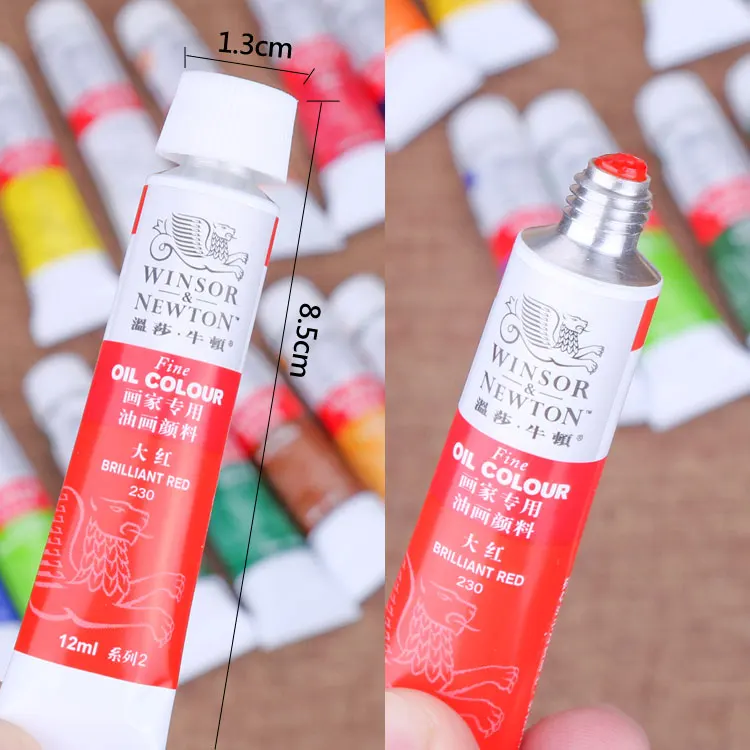 Winsor& Newton 12/18 цветов, профессиональные масляные краски, высокое качество, масляная живопись, пигмент для художественной живописи