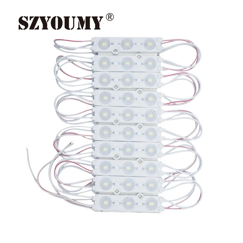 SZYOUMY DC12V 5630 SMD 3 светодиодный модуль впрыска водонепроницаемый IP67 декоративная 5730