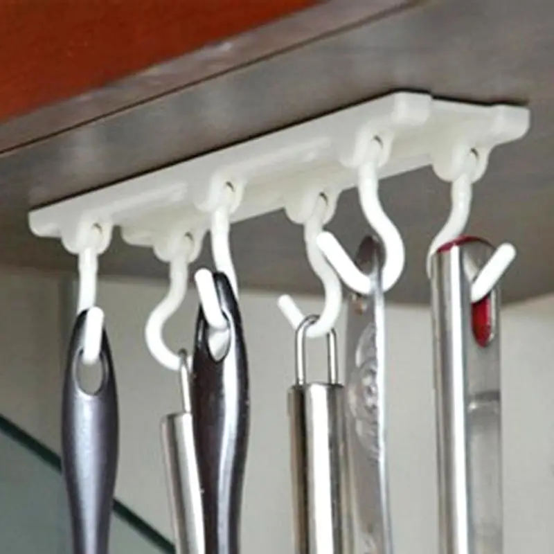 Домашние кухонные полочки для шкафчиков настольный потолочный крючок подвесной
