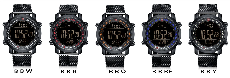 NAVIFORCE часы Мужские Цифровые водостойкий Роскошные мужские часы бренд из нержавеющей стали военные Relogio мужские спортивные часы мужские спортивные
