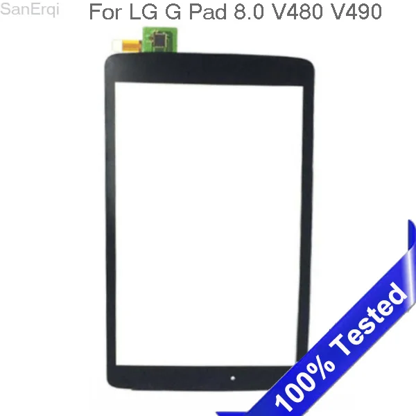 Для LG G Pad 8 0 V480 V490 сенсорный экран дисплей сенсор стекло Оцифровка черный
