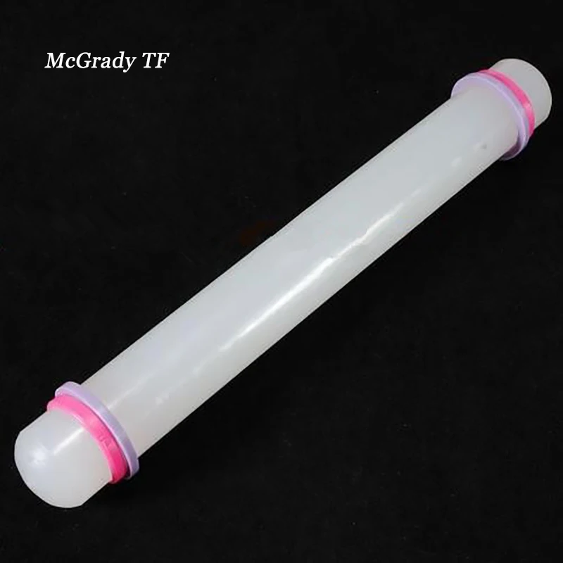 Mac Белый 23 см антипригарным Glide Фондант rolling Булавки Фондант торт Тесто ролика отделка торт ролик ремесла выпечки Пособия по кулинарии инструмент