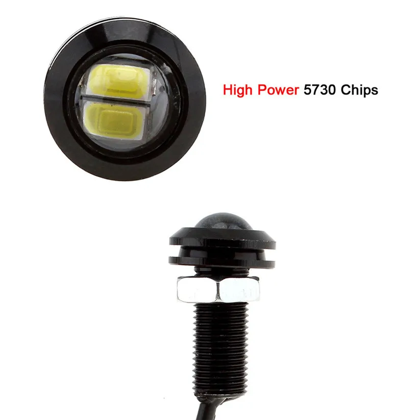 KAKUDER 2 шт. 9 Вт 18 мм 12 В Led blanco Eagle Eye luz coche niebla dd712 Прямая поставка|Сигнальная лампа| |