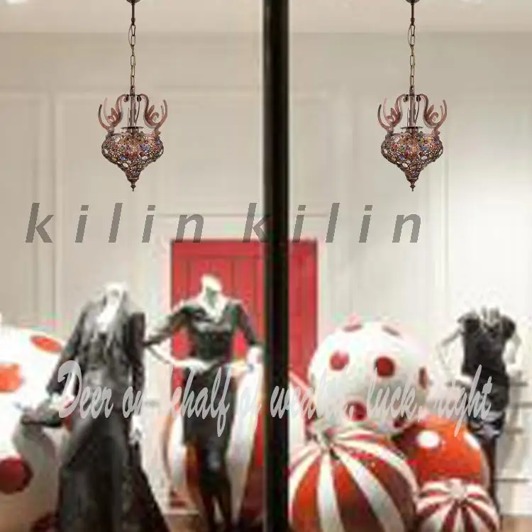 Марокканский богемный Средиземноморский арабский подвесной светильник для