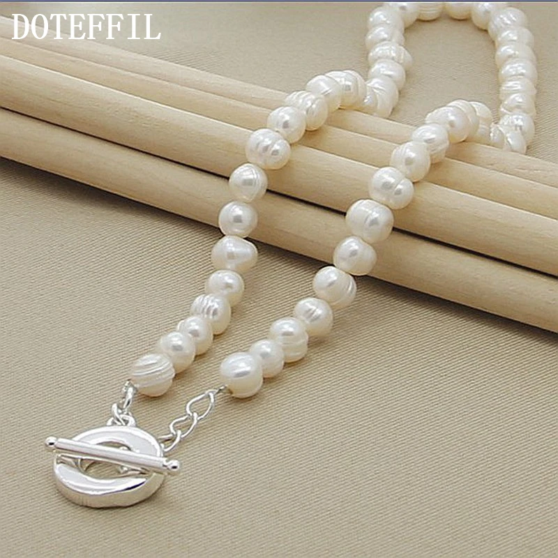 Жемчуг Цепочки и ожерелья AAAA высокое качество естественный пресноводный Strand для