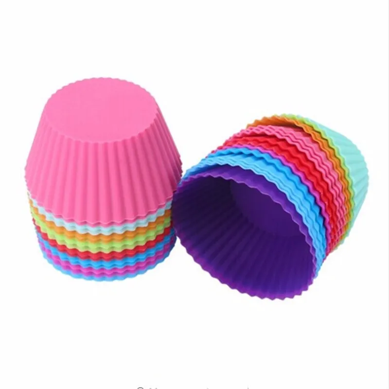 6 шт. Мини силиконовая чашка форма для торта Форма маффинов и кексов выпечки