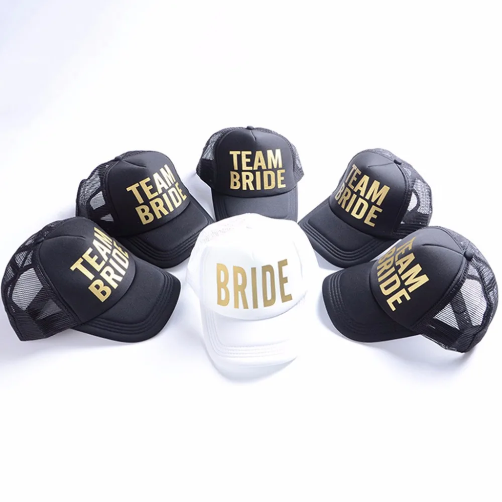Команда надпись «Bride Tribe» Snapback Кепка-тракер Кепка с сеточкой и золотыми буквами с принтом стрелы, Свадебная вечеринка Бейсбол Кепки клуб подарок