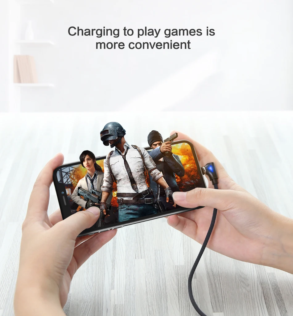 Магнитный usb-кабель для iPhone, зарядное устройство, магнитный Micro USB type C кабель для samsung huawei Xiaomi зарядный провод, освещающий 1 м